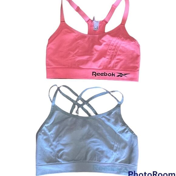 Bundle of 2 Reebok Sports Bras - Size Small - Picture 1 of 2